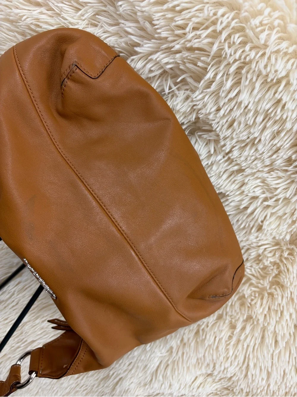 Coach Ashley East/West Duffle bag in brown leather